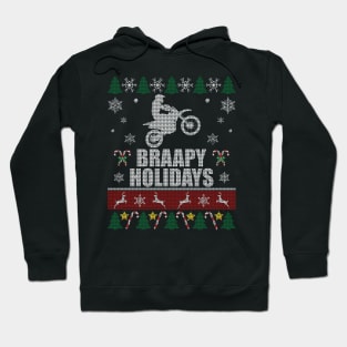 Motocross Braapy Holidays Hoodie